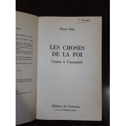 Les choses de la foi