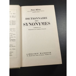 Dictionnaire des synonymes