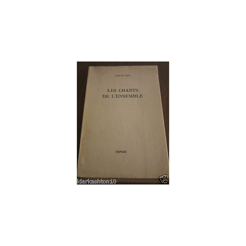 Joseph reis les chants de