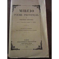Frédéric mistral Mirèio Poème Provençal nouvelle