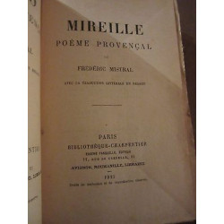 Frédéric mistral Mirèio Poème Provençal nouvelle