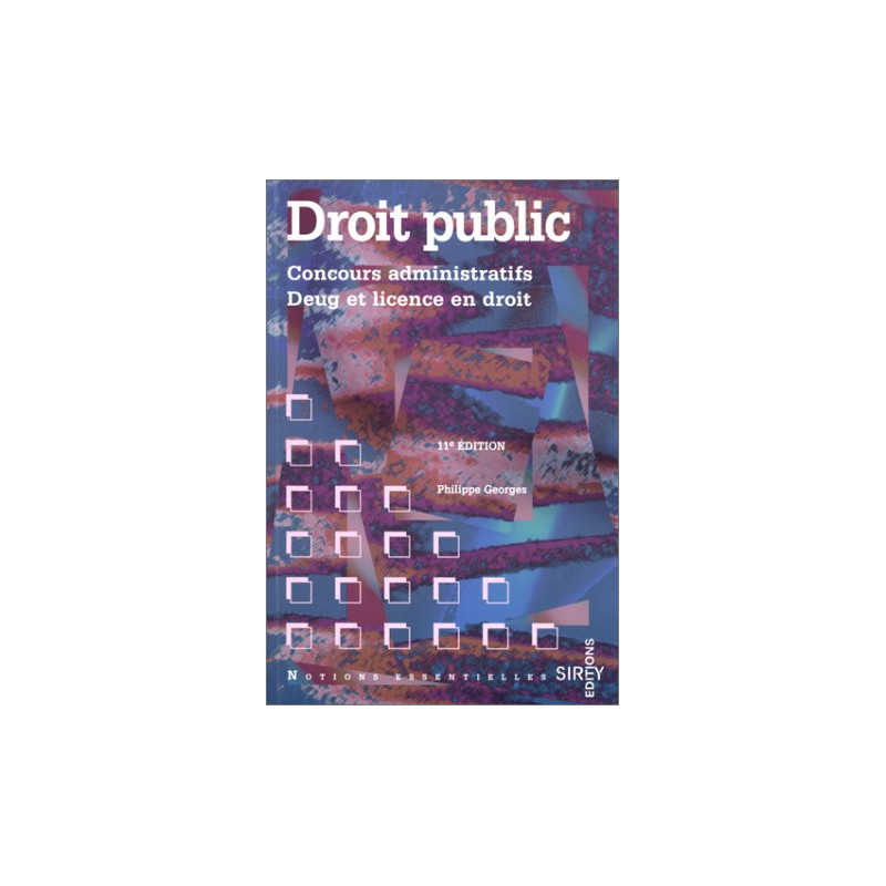 DROIT PUBLIC. 11ème édition