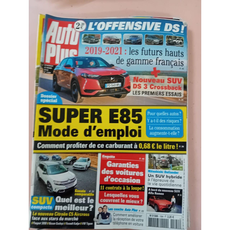 Revue Auto Plus N° 1594
