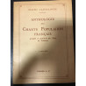 Anthologie des chants populaires français