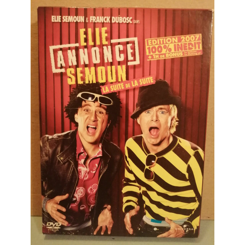 Elie annonce Semoun - la suite de la suite DVD