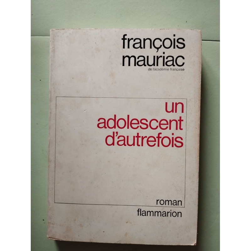 Un adolescent d'autrefois