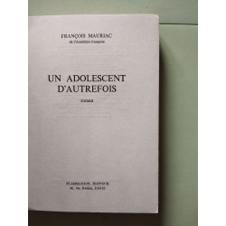 Un adolescent d'autrefois