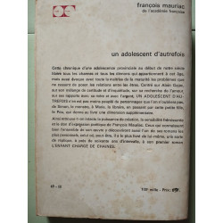 Un adolescent d'autrefois