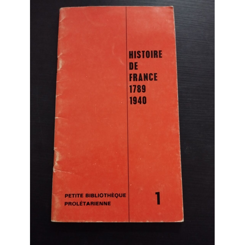 Histoire de france 1789-1940
