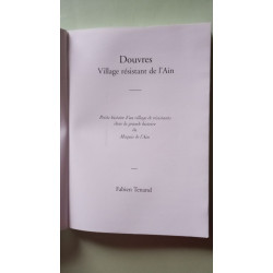 DOUVRES village résistant de l'AIN