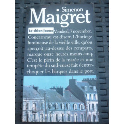 simenon maigret le chien jaune PRESSES Pocket 1988