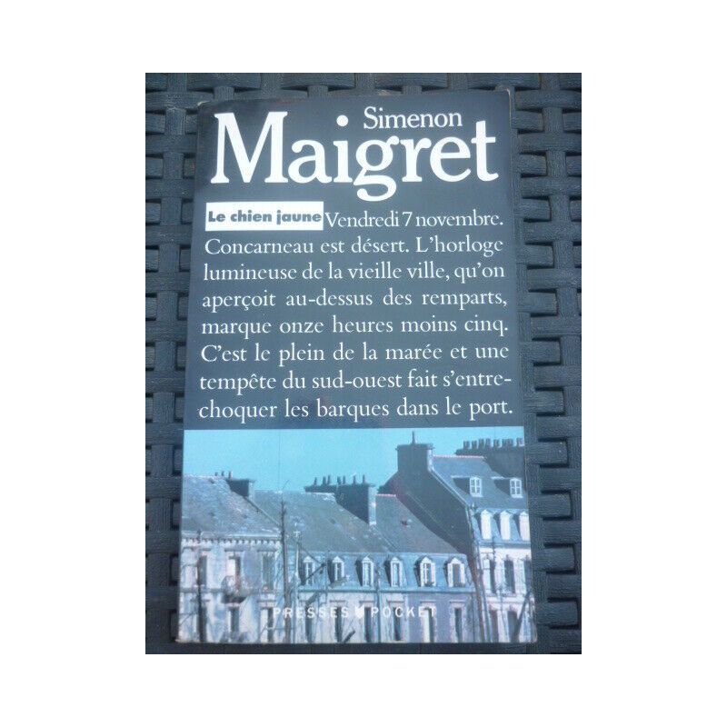 simenon maigret le chien jaune PRESSES Pocket 1988