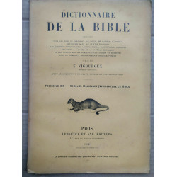vigouroux Dictionnaire de la bible Fascicule XIX Homélie italiennes