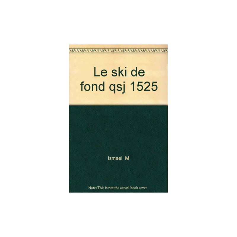 Le ski de fond Le ski de fond