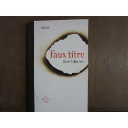 FAUX TITRE fiction