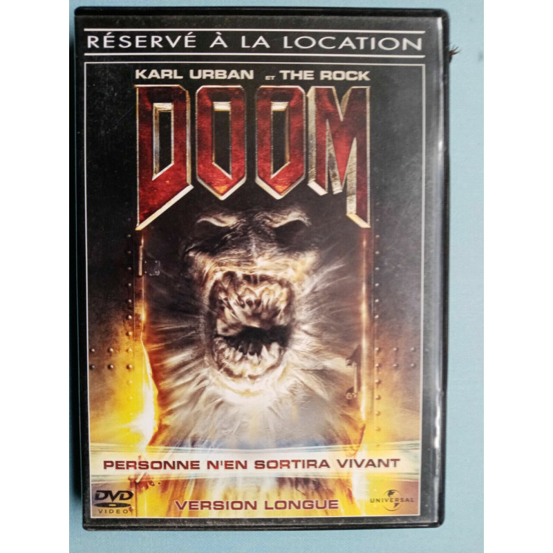 Doom The Rock Karl Urban Version longue DVD simple