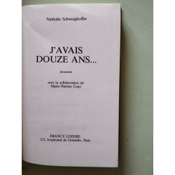 J'avais douze ans