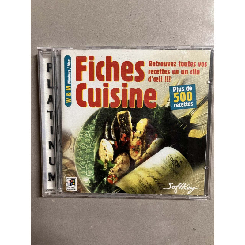 Fiches Cuisine - Plus de 500 recettes CD-ROM PC Mac