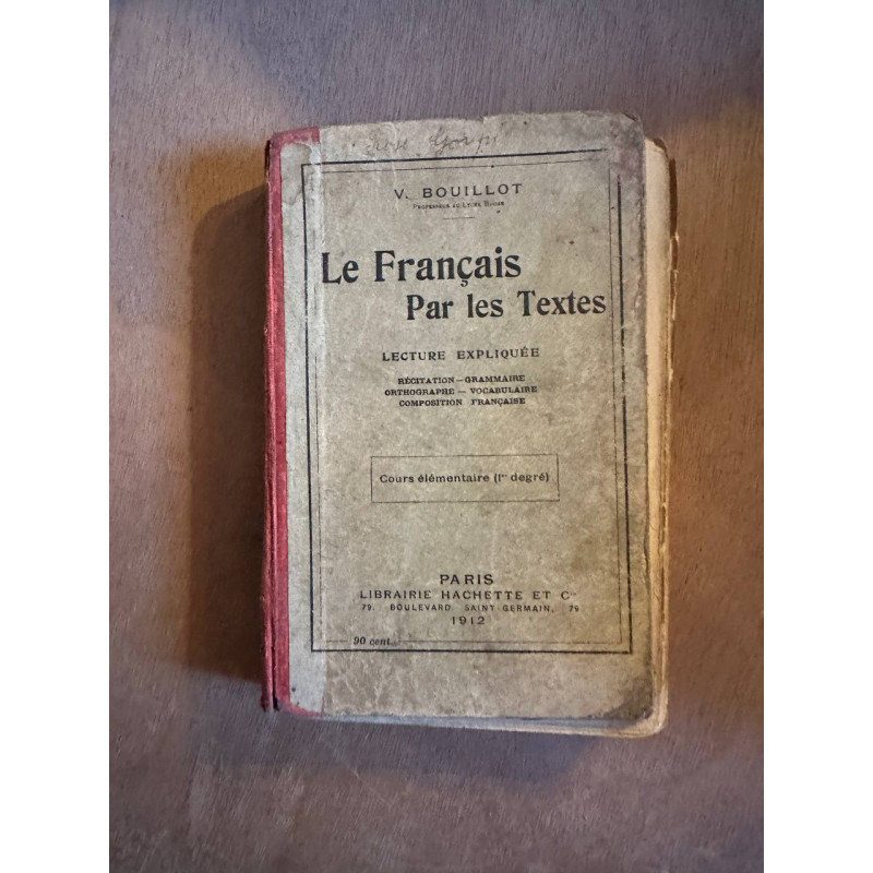 Le français par les textes