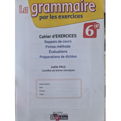 La grammaire par les exercices 6e version corrigée