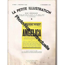 La Petite illustration théâtrale N° 402 : Angelica pièce de Léo...
