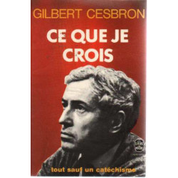 Ce que je crois/lettre ouverte a une jeune fille morte