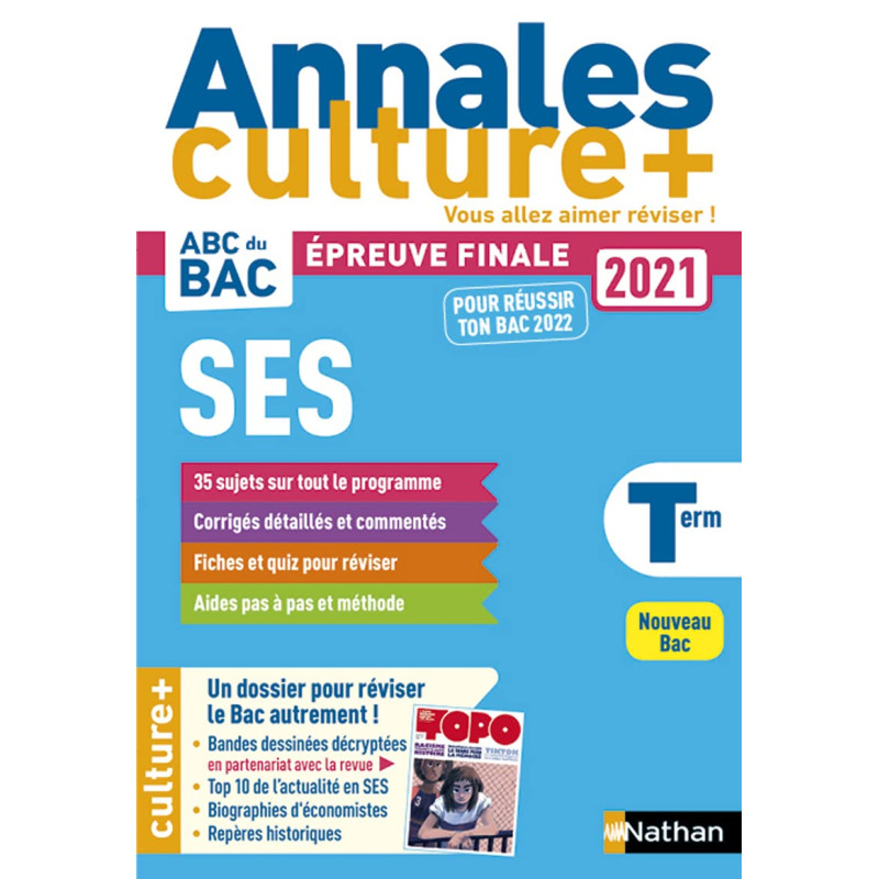 Annales Bac 2021 Sciences Economiques et Sociales - Terminale -... Annales Bac 2021 Sciences Economiques et Sociales - Terminale -...