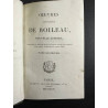 Oeuvres complètes de Boileau Nouvelle édition Tome Quatrième