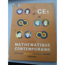 Ce1 mathématique contemporaine