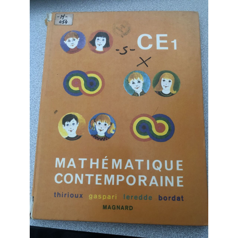 Ce1 mathématique contemporaine