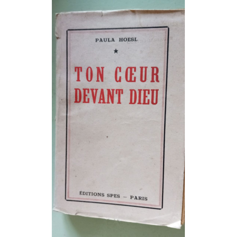 Ton coeur devant dieu