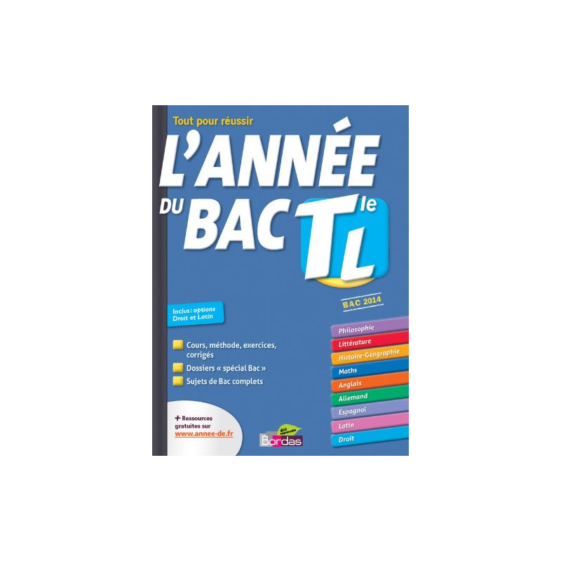Annee du bac terminale l