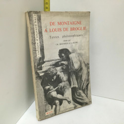 Brunold Jacob DE MONTAIGNE A Textes Philosophiques ae 16613