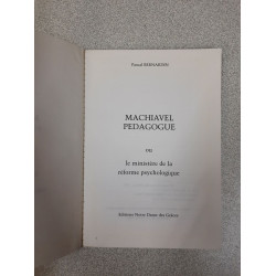Machiavel Pedagogue