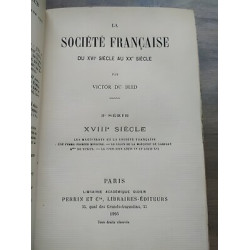 Victor du Bled La Société Française du XVIe au XXe siècle et cie