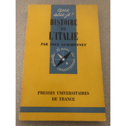Que sais-je? HISTOIRE DE L'ITALIE n°286