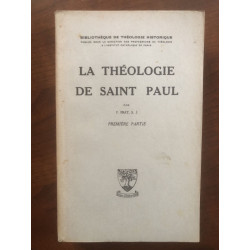 La théologie de Saint Paul Tome 1