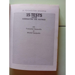 Des tests pour connaitre les autres