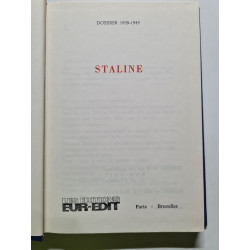 Le Dossier 1939-1945 Staline