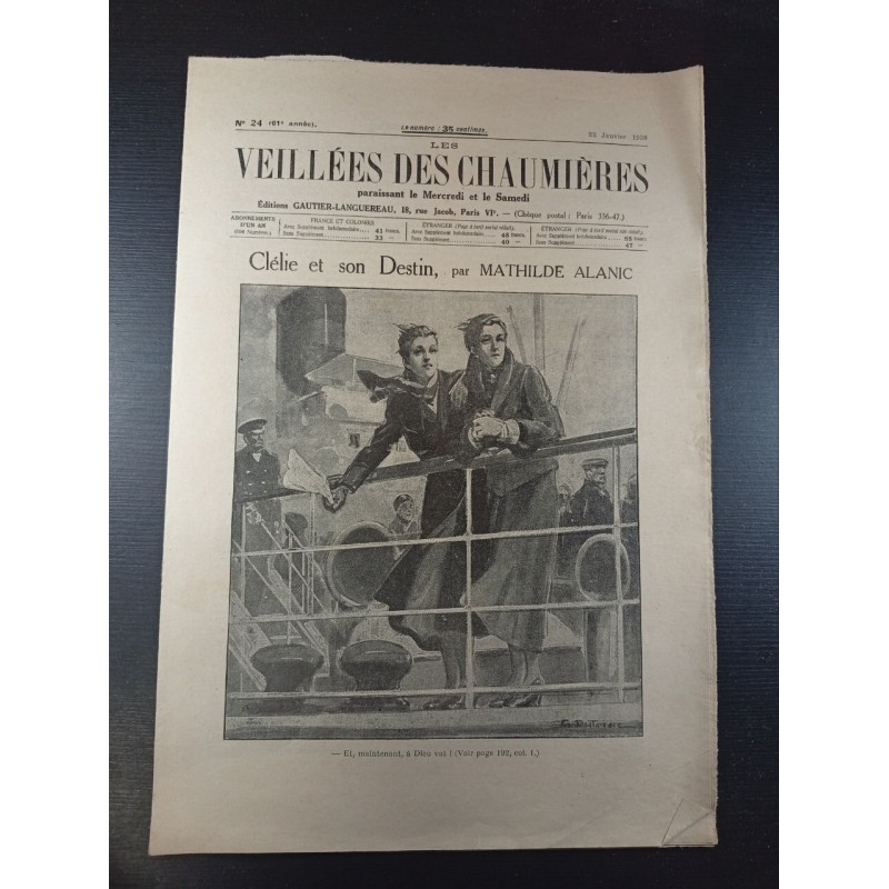 Les veillées des chaumières n°24 61e année