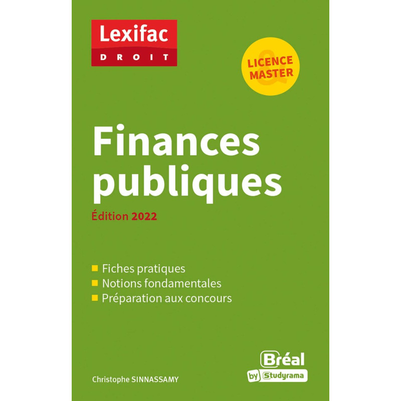 Finances publiques: Édition 2022