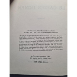 Le cahier indien