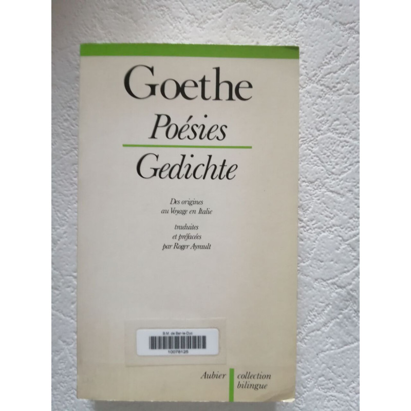 Poésies Gedichte