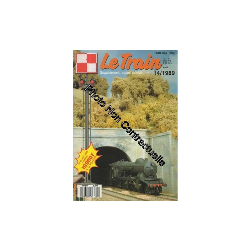 Le Train Supplément autos miniatures n° 14 (1989)