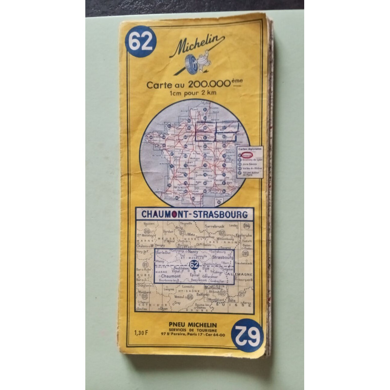 Michelin carte au 200.000eme