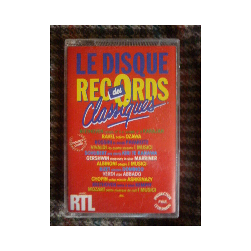 Le disque des records classiques Cassette Audio-K7 Paul Lederman...