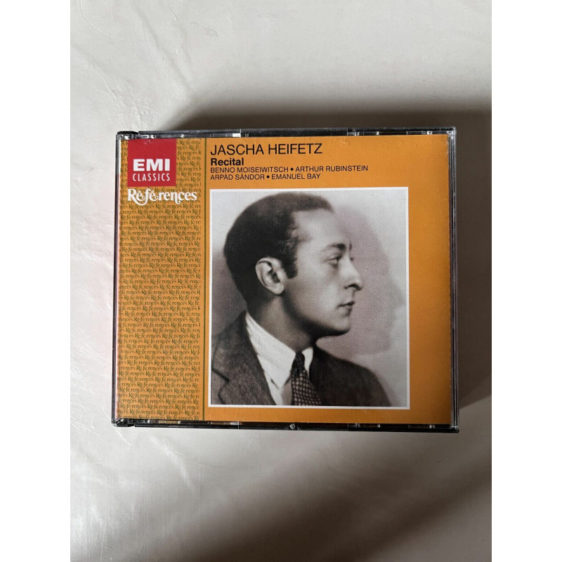 Jascha Heifetz Recital 2 CD EMI Classics