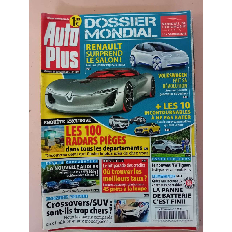 Revue Auto Plus N° 1465