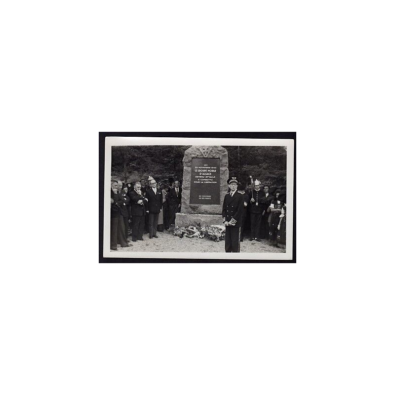 Carte Photo SEPPOIS-LE-BAS 68 Monument du GMA par Alex...