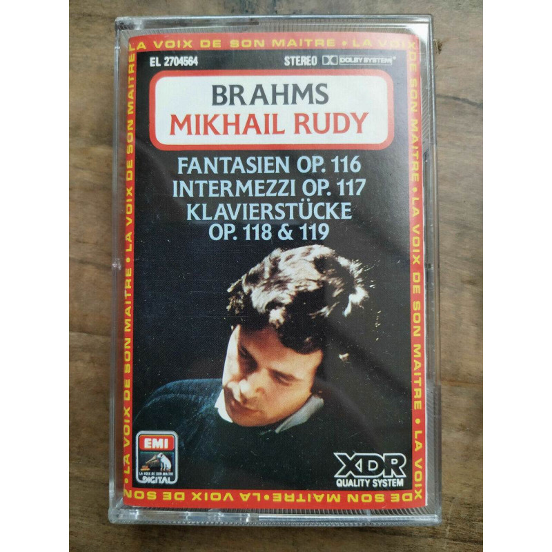 Brahms - Mikhail Rudy Cassette Audio-K7
